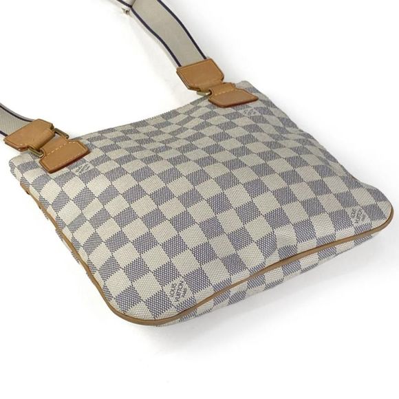 Louis Vuitton Pochette Bosphore Crossbody Shoulder Bag Damier Azur White - Picture 2 of 6